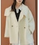 ＜a／mie＞ビッグカラーハーフコート 26AW