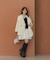 ＜a／mie＞ビッグカラーハーフコート 26AW