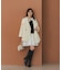 ＜a／mie＞ビッグカラーハーフコート 26AW