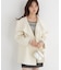 ＜a／mie＞ビッグカラーハーフコート 26AW