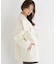 ＜a／mie＞ビッグカラーハーフコート 26AW
