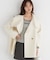 ＜a／mie＞ビッグカラーハーフコート 26AW