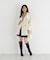＜a／mie＞ビッグカラーハーフコート 26AW