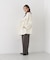 ＜a／mie＞ビッグカラーハーフコート 26AW