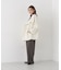 ＜a／mie＞ビッグカラーハーフコート 26AW