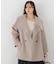 ＜a／mie＞ビッグカラーハーフコート 26AW
