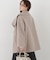 ＜a／mie＞ビッグカラーハーフコート 26AW