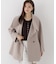 ＜a／mie＞ビッグカラーハーフコート 26AW