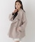 ＜a／mie＞ビッグカラーハーフコート 26AW