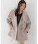 ＜a／mie＞ビッグカラーハーフコート 26AW