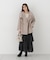 ＜a／mie＞ビッグカラーハーフコート 26AW