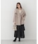 ＜a／mie＞ビッグカラーハーフコート 26AW