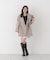 ＜a／mie＞ビッグカラーハーフコート 26AW