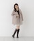 ＜a／mie＞ビッグカラーハーフコート 26AW