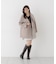 ＜a／mie＞ビッグカラーハーフコート 26AW