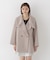 ＜a／mie＞ビッグカラーハーフコート 26AW