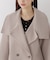 ＜a／mie＞ビッグカラーハーフコート 26AW