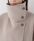 ＜a／mie＞ビッグカラーハーフコート 26AW