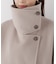 ＜a／mie＞ビッグカラーハーフコート 26AW