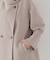 ＜a／mie＞ビッグカラーハーフコート 26AW