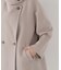 ＜a／mie＞ビッグカラーハーフコート 26AW