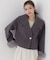 フェイクファー付きワイドカラーショートコート 26AW