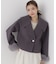 フェイクファー付きワイドカラーショートコート 26AW
