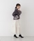 フェイクファー付きワイドカラーショートコート 26AW