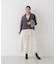 フェイクファー付きワイドカラーショートコート 26AW
