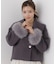 フェイクファー付きワイドカラーショートコート 26AW