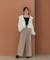 フェイクファー付きワイドカラーショートコート 26AW