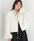フェイクファー付きワイドカラーショートコート 26AW