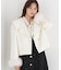 フェイクファー付きワイドカラーショートコート 26AW