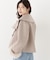 フェイクファー付きワイドカラーショートコート 26AW