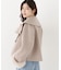 フェイクファー付きワイドカラーショートコート 26AW