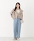 フェイクファー付きワイドカラーショートコート 26AW