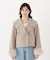 フェイクファー付きワイドカラーショートコート 26AW