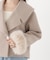 フェイクファー付きワイドカラーショートコート 26AW