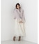 フェイクファー付きワイドカラーショートコート 26AW