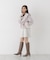 フェイクファー付きワイドカラーショートコート 26AW
