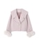 フェイクファー付きワイドカラーショートコート 26AW