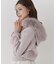 フェイクファー付きニットパーカー 26AW