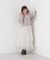 フェイクファー付きニットパーカー 26AW
