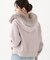 フェイクファー付きニットパーカー 26AW