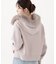 フェイクファー付きニットパーカー 26AW