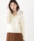 フェイクファー付きニットパーカー 26AW