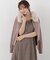 フェイクファー付きニットパーカー 26AW
