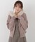 フェイクファー付きニットパーカー 26AW