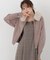 フェイクファー付きニットパーカー 26AW