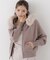 フェイクファー付きニットパーカー 26AW